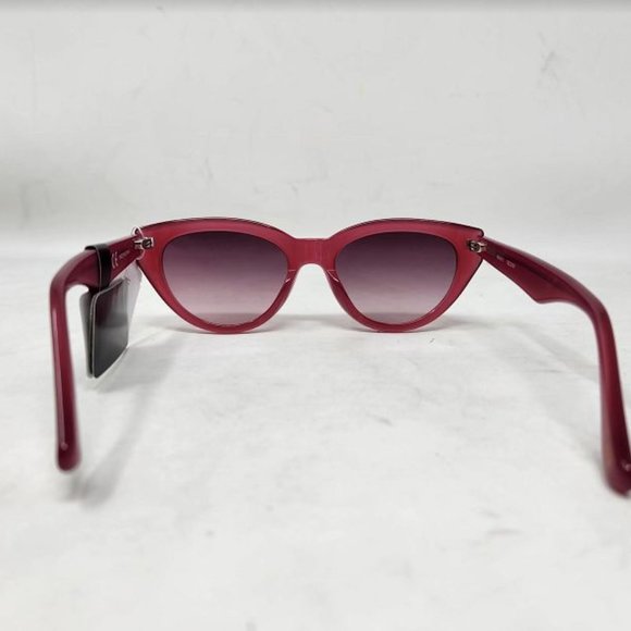 New women\'s J crew Bungalow cat eye sunglasses in Beet Violet